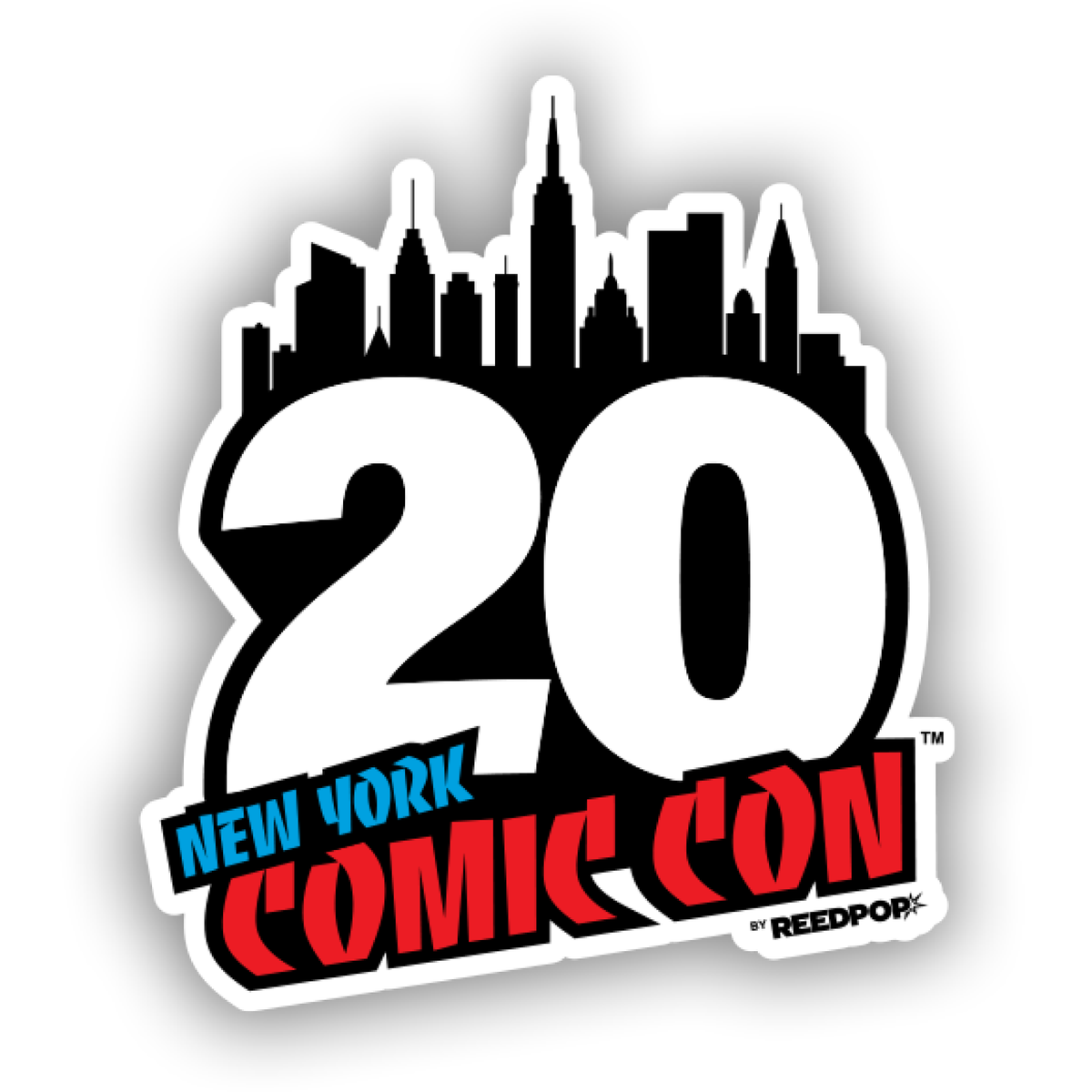 NYCC 20th Anniversary Sticker