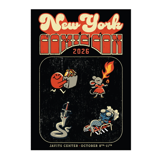 NYCC 2026 Key Art Characters 4-Pin Set