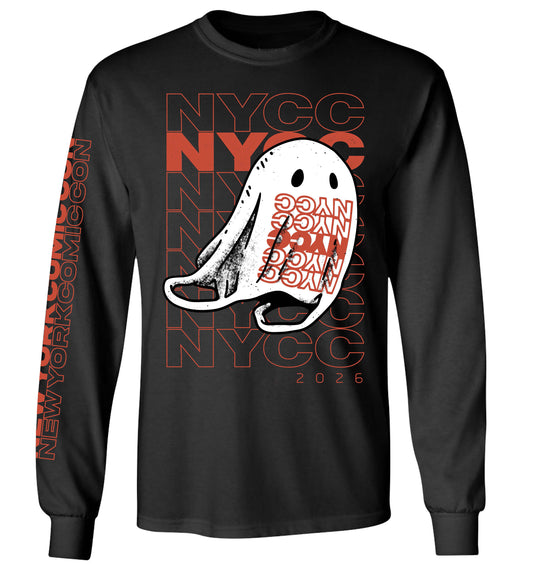 NYCC 20th Vault Long Sleeve T-Shirt - Bag Ghost